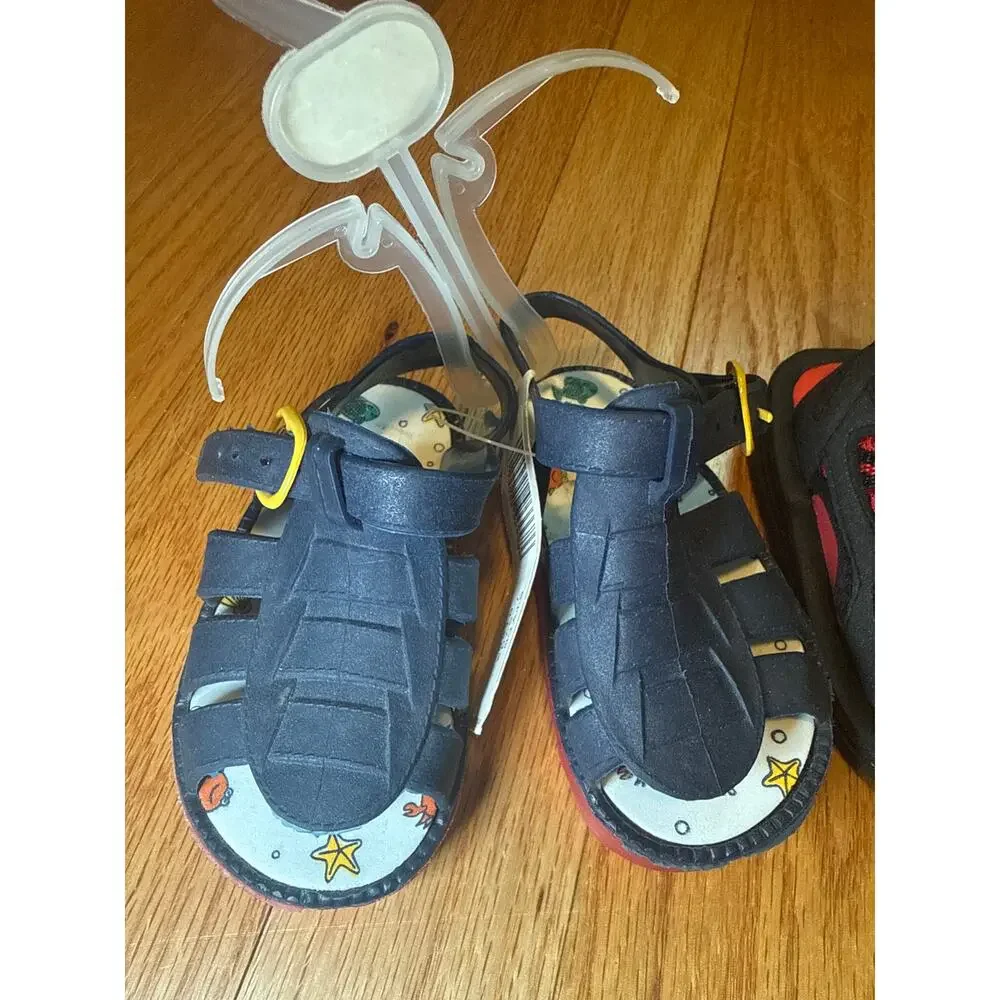 NEW baby Sandals Sz 4 (9-12 months) -TWO PAIRS